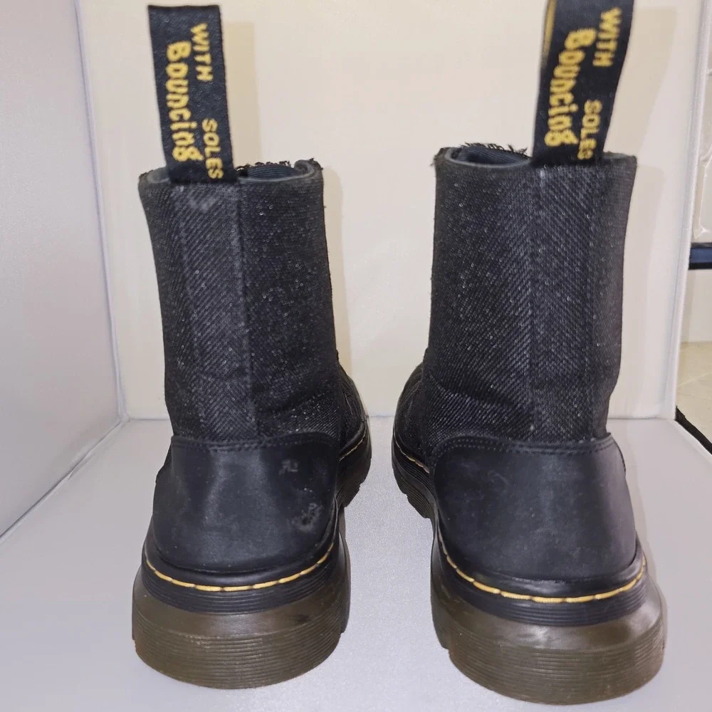 Doc Martens Black Canvas Ankle 